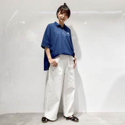 ＜COMME CA ISM (Women)＞デニム　ポロシャツ（５２１５ＨＣ８０）