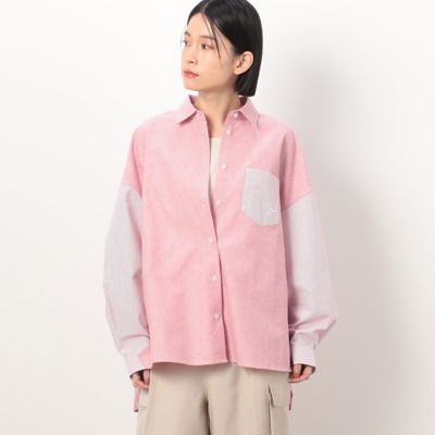 ストライプコンビシャツ（５２１５ＨＧ７１）