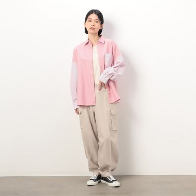 ストライプコンビシャツ（５２１５ＨＧ７１）