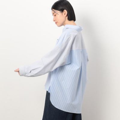 ストライプコンビシャツ（５２１５ＨＧ７１）