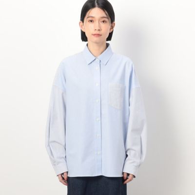 ストライプコンビシャツ（５２１５ＨＧ７１）