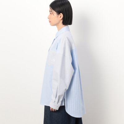 ストライプコンビシャツ（５２１５ＨＧ７１）