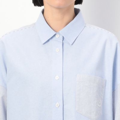 ストライプコンビシャツ（５２１５ＨＧ７１）
