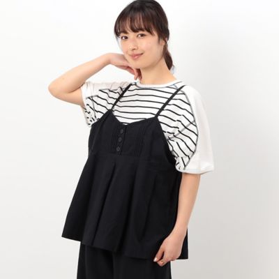 コットンリネン　ビスチェ　ブラウス　／　セットアップ対応（５２１５ＨＧ７５）