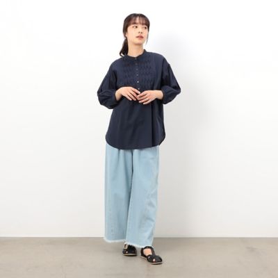 品質が完璧 スモッキング ブラウス（5215HG78） ISM CA COMME | トップス