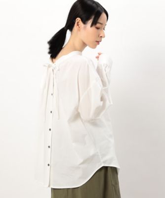 COMME CA ISM (Women)/コムサ　イズム 2WAY コットンブラウス(長袖)(5215HI75)