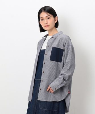Ｗストライプシャツ（５２１５ＨＫ７０）