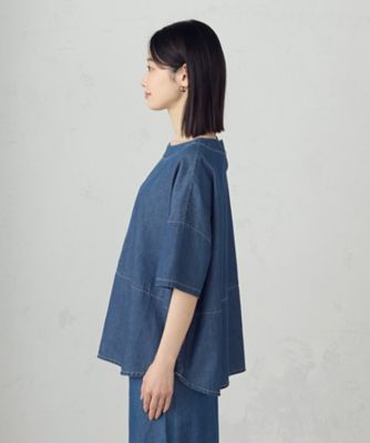【セットアップ対応】デニム　ブラウス（５２１５ＨＫ７１）