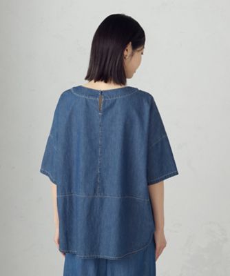 【セットアップ対応】デニム　ブラウス（５２１５ＨＫ７１）