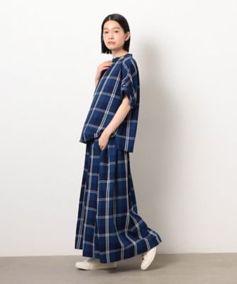 インディゴチェックプルオーバー　／　セットアップ対応（５２１５ＨＫ７２）