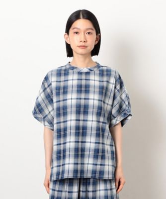 インディゴチェックプルオーバー　／　セットアップ対応（５２１５ＨＫ７２）