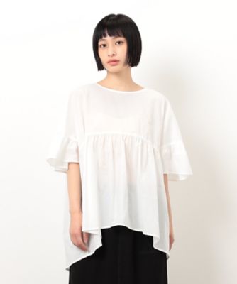 ＜COMME CA ISM (Women)＞シアーチュニックブラウス（５２１５ＨＭ７０）