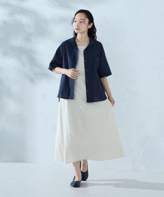 コットンリネン 半袖シャツ／セットアップ対応（5215HO73