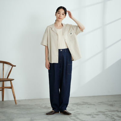 BxH Stretch S S Open-collared Shirts - トップス