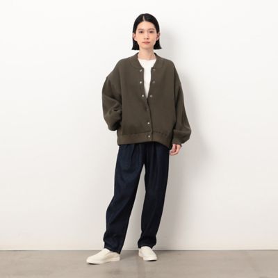 （訳ありセール 格安） ニット CA COMME | ブルゾン（5221BE72） パフスリーブ ブルゾン