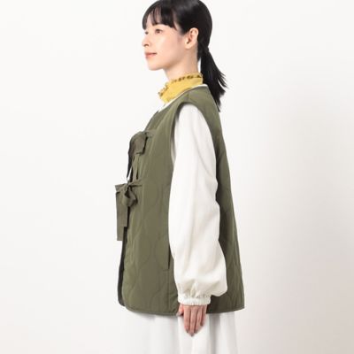 キルティング　リボンベスト（５２２１ＢＥ７５）