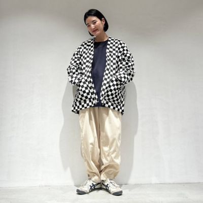 ＜COMME CA ISM (Women)＞市松柄　どてら（５２２１ＢＥ７８）