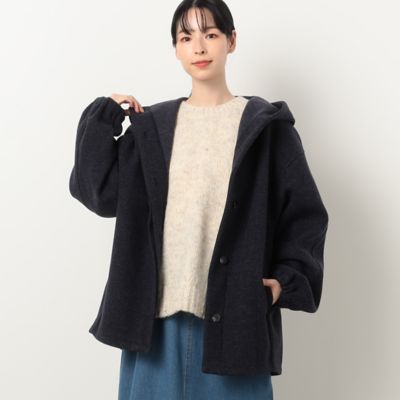 ジャージメルトン フーディコート（5225ME71） | COMME CA ISM