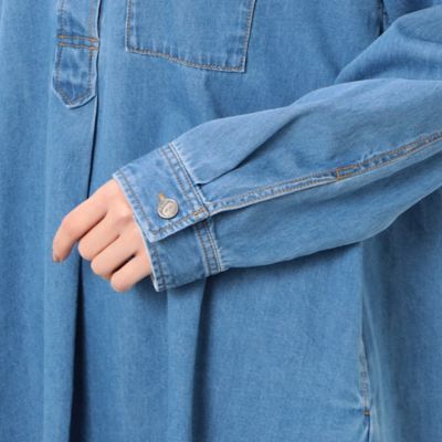 【DKNY】ベルト付きデニムシャツドレス デニムシャツドレス（5231OC73） | COMME CA ISM (Women