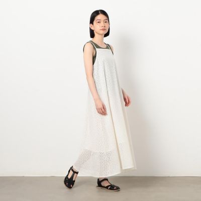 ＜COMME CA ISM (Women)＞コットンレース　キャミソール　ワンピース（５２３１ＯＣ７６）