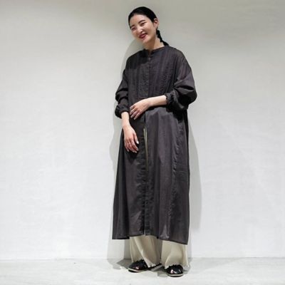 バンドカラーレース シャツワンピース（5231OC82
