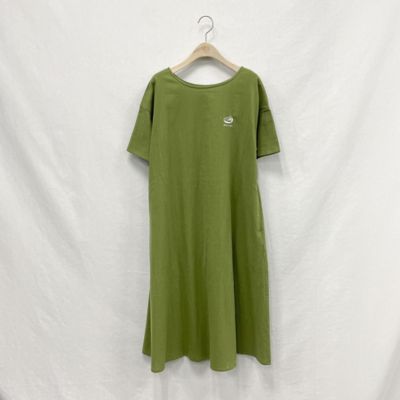 アッパッパ　半袖ワンピース（ブランドロゴ刺しゅう入り）（５２３１ＯＣ８３）