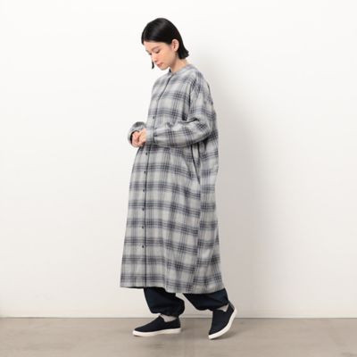 ＜COMME CA ISM (Women)＞ネルチェック　シャツワンピース（５２３１ＯＥ７４）