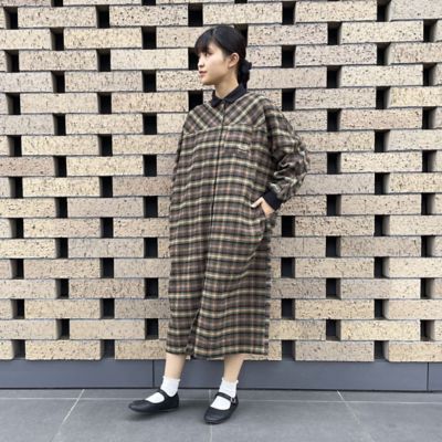 先染め起毛チェックシャツワンピース（5231OE76） | COMME CA