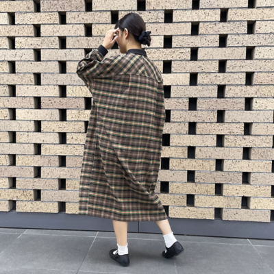 先染め起毛チェックシャツワンピース（5231OE76） | COMME CA