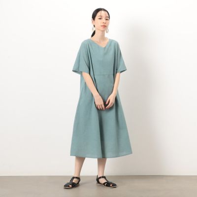 ＜三越伊勢丹/公式＞ COMME CA ISM (Women)/コムサ イズム 2WAY アッパッパ 半袖ワンピース ミドリ ワンピース・ドレス【三越伊勢丹/公式】