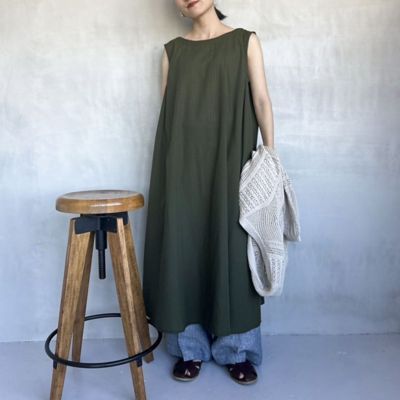 ノースリーブアッパッパ　ワンピース（５２３１ＯＧ７３）