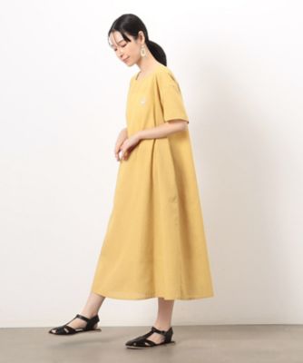 半袖アッパッパ　ワンピース（刺繍入り）（５２３１ＯＧ７４）