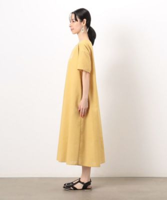 半袖アッパッパ　ワンピース（刺繍入り）（５２３１ＯＧ７４）