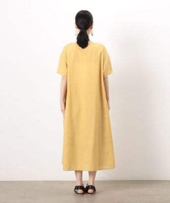 半袖アッパッパ　ワンピース（刺繍入り）（５２３１ＯＧ７４）