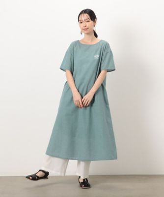 半袖アッパッパ　ワンピース（刺繍入り）（５２３１ＯＧ７４）