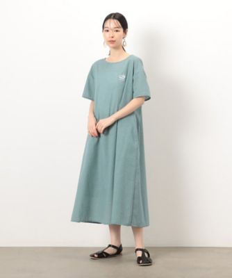 半袖アッパッパ　ワンピース（刺繍入り）（５２３１ＯＧ７４）