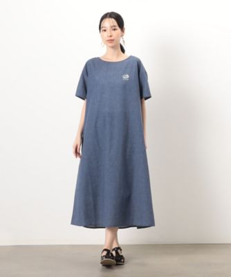 半袖アッパッパ　ワンピース（刺繍入り）（５２３１ＯＧ７４）