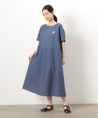 半袖アッパッパ　ワンピース（刺繍入り）（５２３１ＯＧ７４）