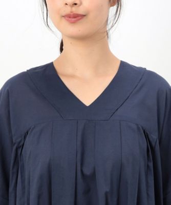 インドコットン　タックワンピース（５２３１ＯＧ８２）