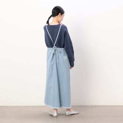 デニムキャミワンピース（刺繍あり）（５２３１ＯＧ８７）