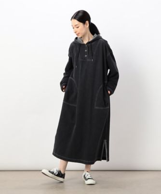 ＜COMME CA ISM (Women)＞デニムビッグパーカーワンピース（５２３１ＯＩ７２）