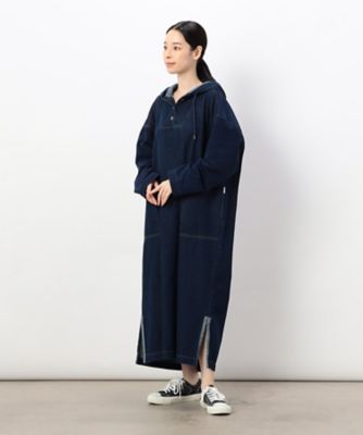 La blue スピンドル ワンピース（rienda | オフショルダータイトニット  