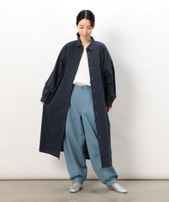 コムコム【2019SS】 シャツワンピースコート