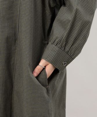 スモールギンガムチェック シャツワンピース（5231OI74