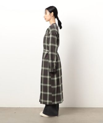 起毛チェック　シャツワンピース（５２３１ＯＩ７６）