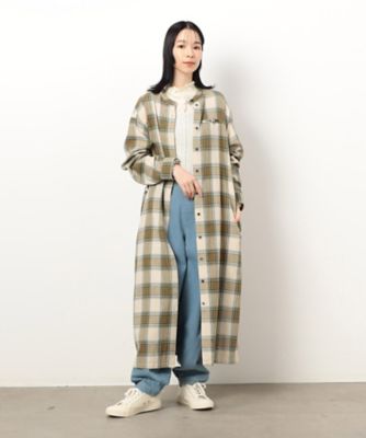 起毛チェック　シャツワンピース（５２３１ＯＩ７６）
