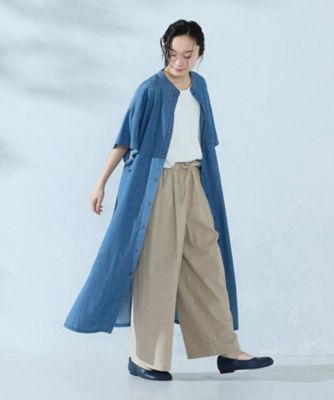 ＜COMME CA ISM (Women)＞デニムシャツ　ワンピース（５２３１ＯＯ７３）