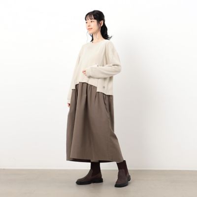 《裏起毛》ドッキングワンピース（５２３４ＯＡ７３）