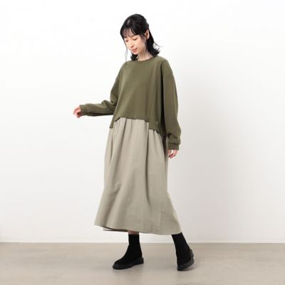 《裏起毛》ドッキングワンピース（５２３４ＯＡ７３）