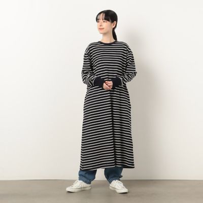 ボーダースウェット ロングワンピース（5234OE70） | COMME CA